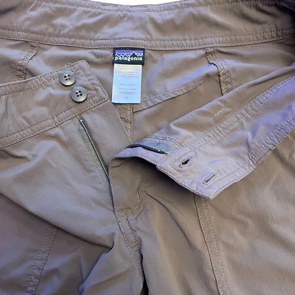 Patagonia Brown Roll Up Bermuda Solimar Shorts Sz 4 - Picture 7 of 9